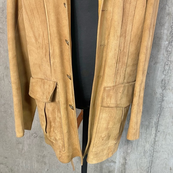 VTG ALEKSANDER SUEDE UTILITY COAT - Picture 7 of 17
